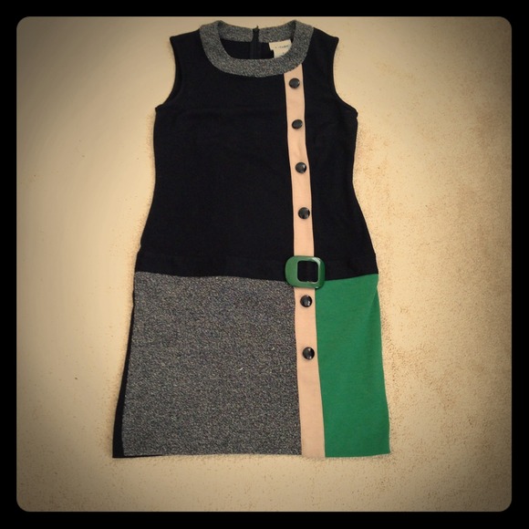 Dresses & Skirts - Vintage style color block dress