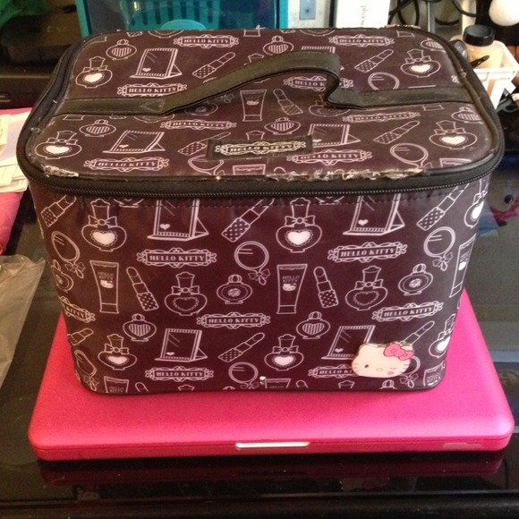 Hello kitty makeup travel case