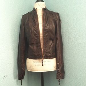 ❌RESERVED❌ Brown Leather Jacket