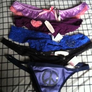 Various Vicky's thongs