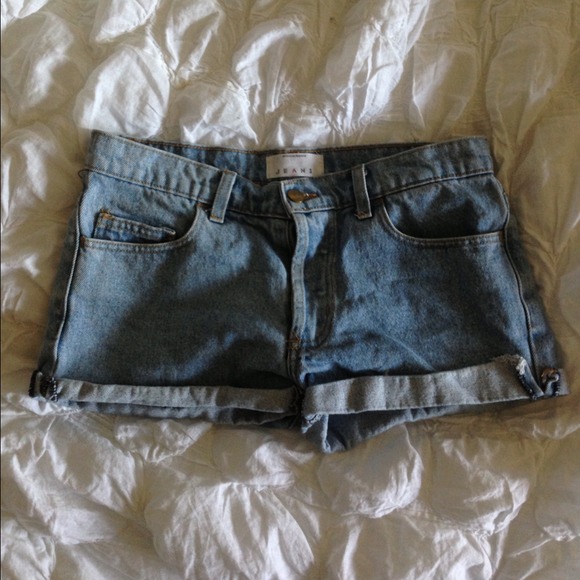 American Apparel Mid Rise Shorts