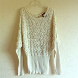 Off White Sweater Dress