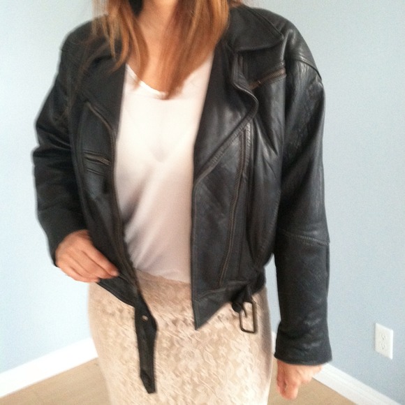 Vintage Motorcycle Soft leather jacket