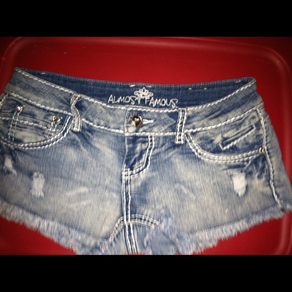 Almost famous denim shorts