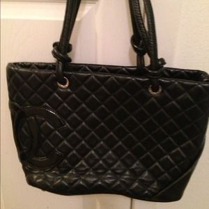 Black Chanel Cambon Bag