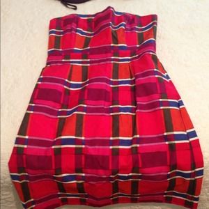 Banana republic factory store strapless dress