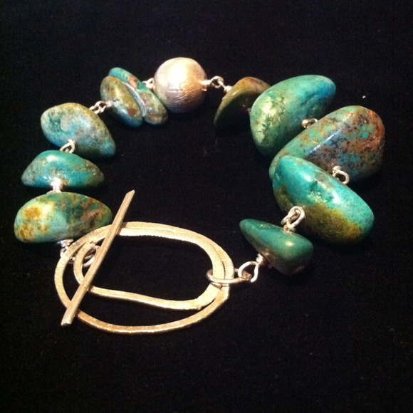 ❌CARDSFAN22❌Auth turquoise & silver stone