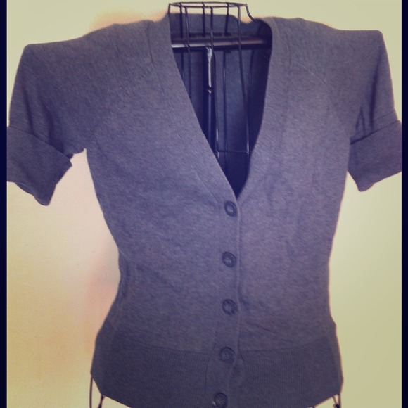 Button Up Grey sweater