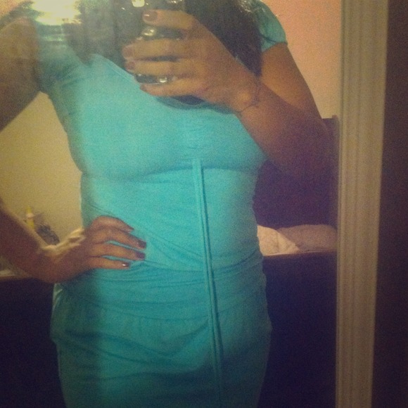 Baby Blue Cotton Dress