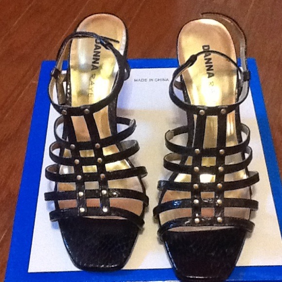 Black & Gold Heels