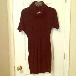 Black cowl neck sweater dress from LOFT