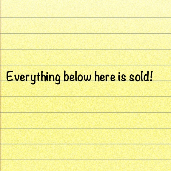 Everything below here is sold!