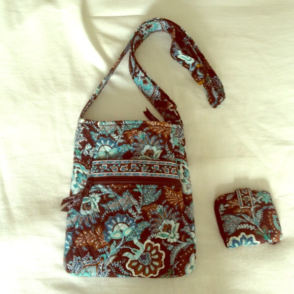 Vera Bradley cross body purse & wallet