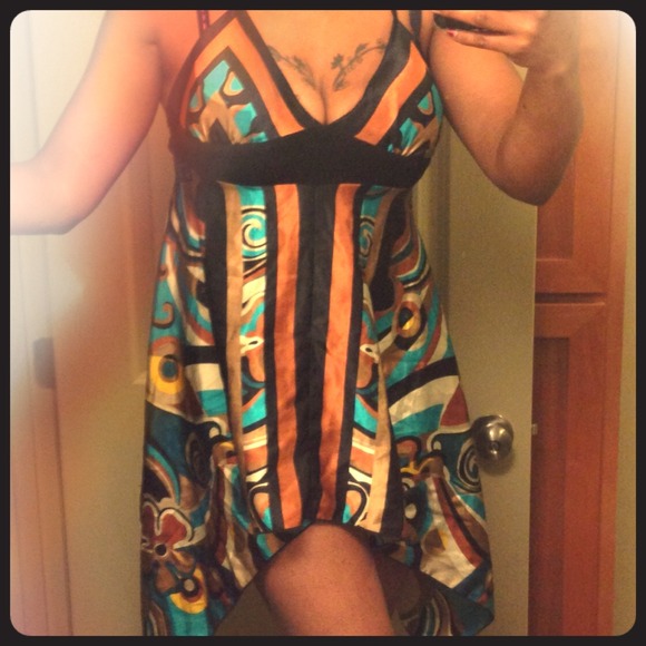 "Papaya" pretty day or night top