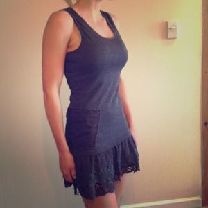 GreyTank Top Dress