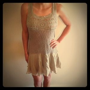 Vintage western racer back dress