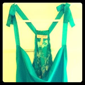 🎽Juicy Couture Luxury Ribbon & Lace Tank 🎽