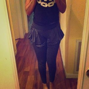 Stripe mc hammer pants