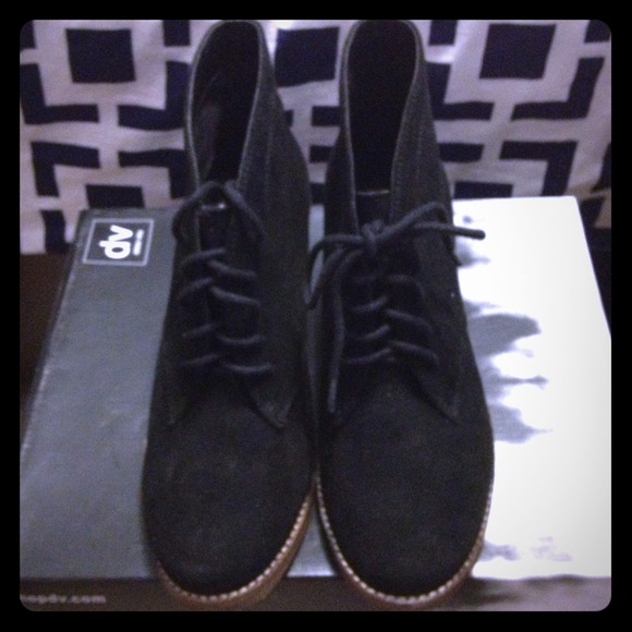 Black suede bootie by DV by Dolce Vita - Size 6