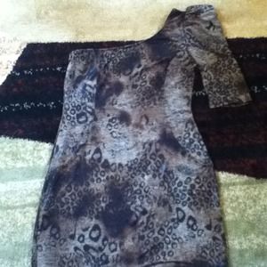 One shoulder dress