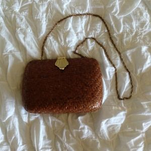 Brown Bamboo Style Purse