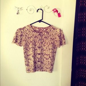 Animal Print Sweater Tunic