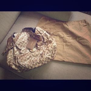 Med crystal hysteria gg gucci shoulder bag