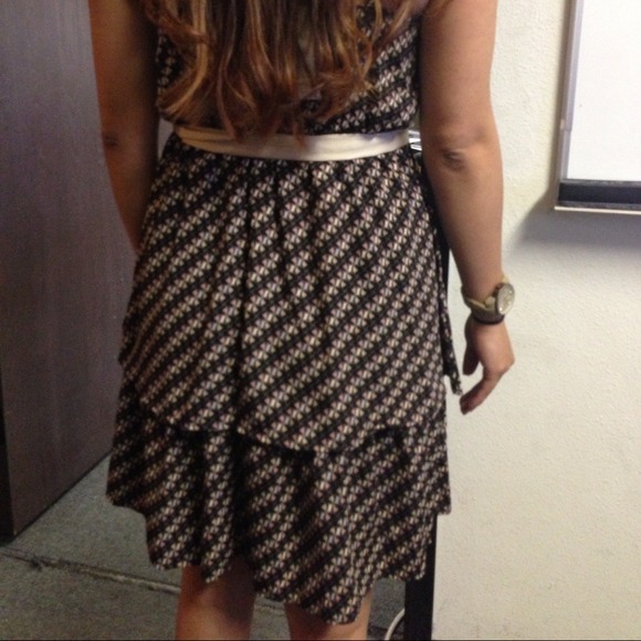 💢Reduced💢Spaghettistrap dress w/satin belt NEW - Picture 3 of 4