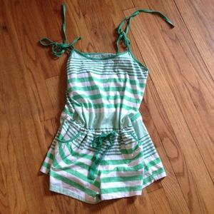 Striped romper