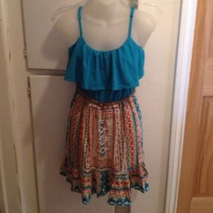 Navajo print dress