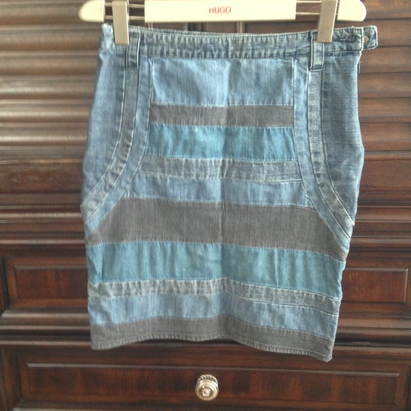Michiko  koshino denim skirt!!!