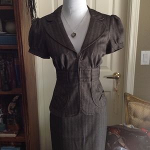 ✂️reduced✂️Pin stripes,Skirt suit