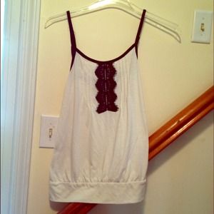 Business lace top size large fits like M