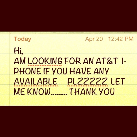 Looking for I-Phone