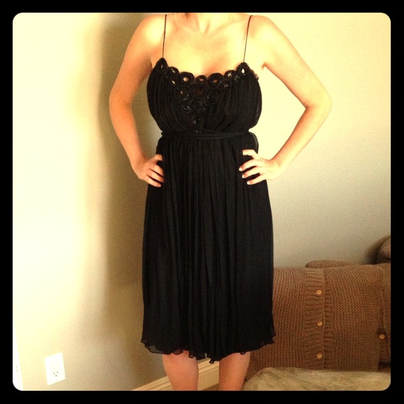 Black goddess dress. I wore it 7 months pregnant