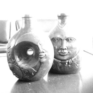 Hold Decorative Clay Pottery Set