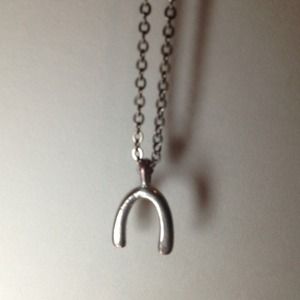 CUTE Silver ✨Wishbone✨Necklace.