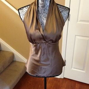 Express Silk Tank, banana rep tank, hollister top