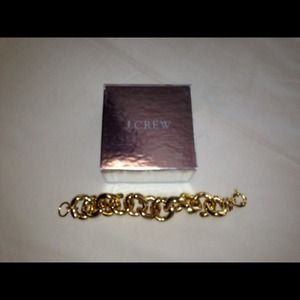 Gold Classic Link Bracelet J. Crew.