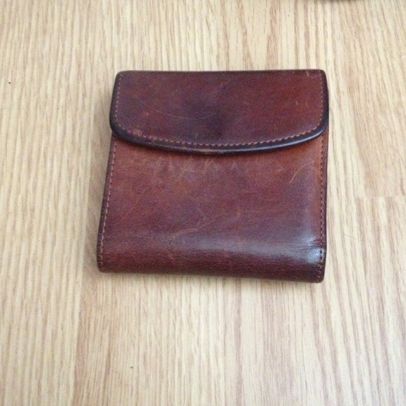 Authentic vintage tan bifold coach wallet