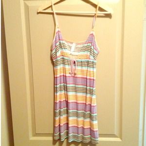 Striped Beach Cover Up!