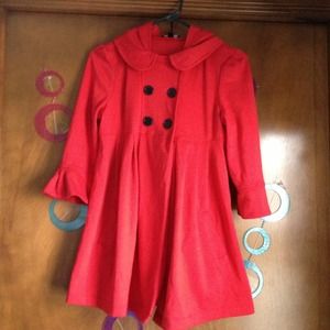 Red spring jacket
