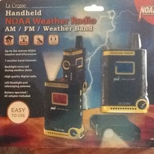NOAA Weather radio!
