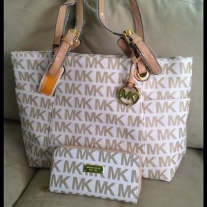 Michael Kors Purse with Matching Wallet