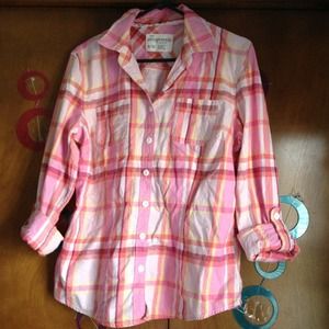 Pink plaid shirt