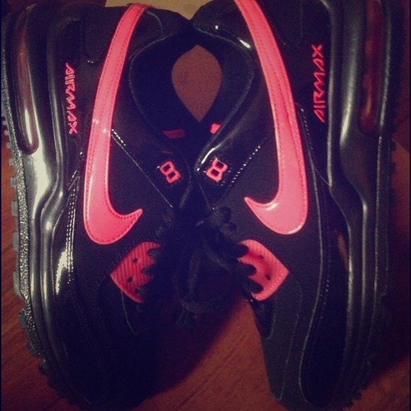 Nib nike womans air max hot pink black