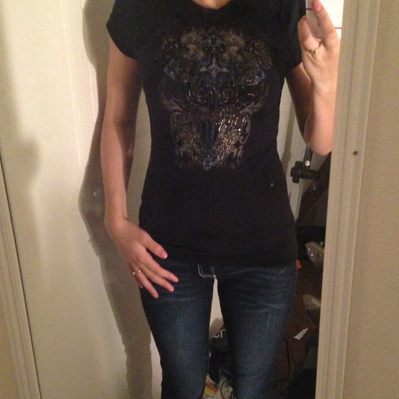 The back has angel wings.