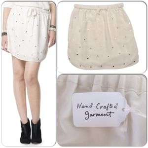 🌺Club Monaco Lexi Silk Embellished Skirt🌺
