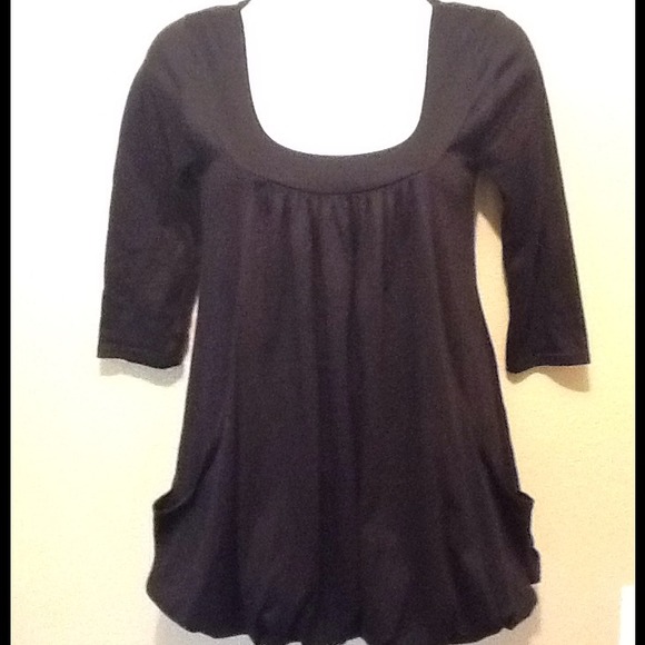 *BUNDLE**Black Flare Top, blue top & bangle