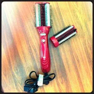 Revo Styler Rotating Hair Brush Straightener